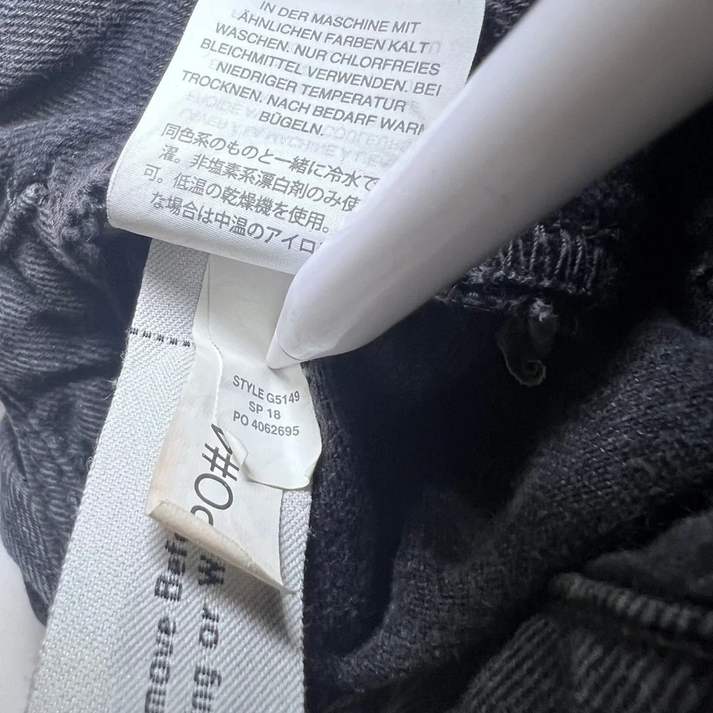 Madewell Adirondack Short Overalls Washed Black Denim Size Medium Bib Shortalls - Picture 9 of 12